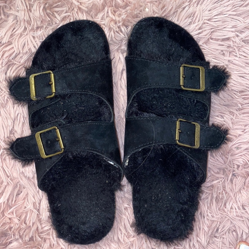 Fuzzy Sandals